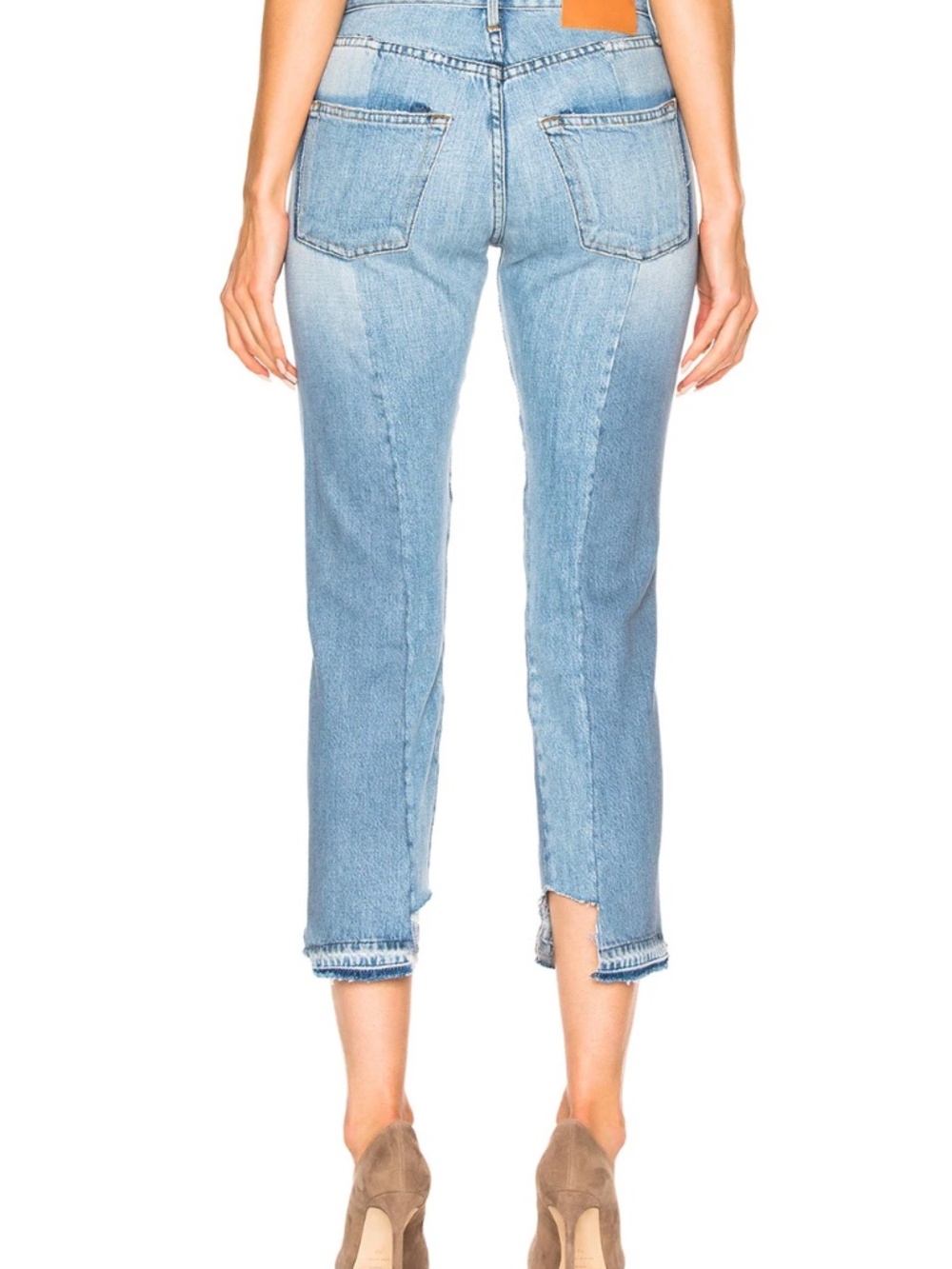 FRAME | Nouveau Le Mix Cropped Jeans | Size 26 – $618 Retail